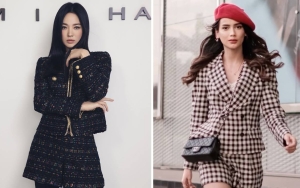 Satu Brand dengan Song Hye Kyo, Sabrina Chairunnisa Anggun Pakai Dress Terawang