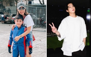 Bikin Pangling, Putra Tampan Carissa Putri Asyik Main Drum Bawakan Lagu Jungkook BTS