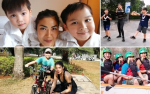 Relakan Anak Tinggal Bersama Ari Wibowo, Intip 10 Potret Dekat Inge Anugrah dengan Kedua Putranya