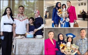 8 Potret Akur Zaskia Gotik & Imel Putri Cahyati, Bareng Hadiri Wisuda Aqila Ramadhani