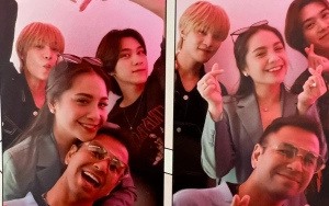 Photobox Bareng, Momen Nagita Slavina Dempetan Dengan Hendery & Yangyang WayV Buat Iri