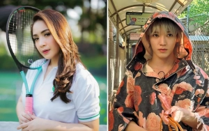 Nagita Slavina Buat Taeyong NCT Keteteran Kala Tanding Tenis Bareng