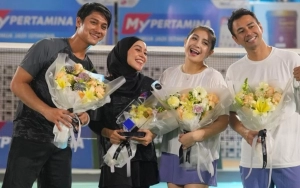 Lesti Kejora Super Lincah, Rizky Billar Puas Tumbangkan Raffi-Nagita di Turnamen Bulutangkis