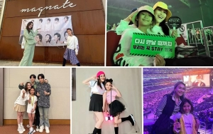 Cueki Isu Enji Kangen Anak, Intip 10 Potret Ayu Ting Ting Fangirling-an Bareng Bilqis