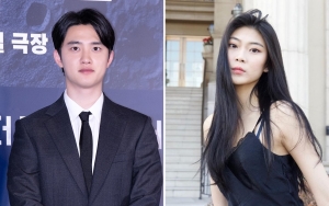 Selfie D.O. EXO & Nadine 'Single's Inferno' di Premiere 'The Moon' Bikin Syok