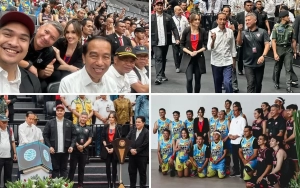 9 Potret Gading Marten dan Cinta Laura Dampingi Presiden Resmikan Indonesia Arena, Tampil Berkelas