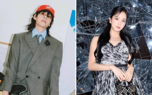 V BTS dan Jisoo BLACKPINK Duduk Berhadapan di Pesta
