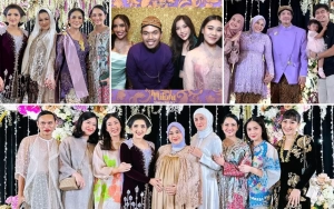 Aaliyah Massaid Foto Bareng Thariq Halilintar, 17 Potret Artis di Mitoni Aurel Hermansyah