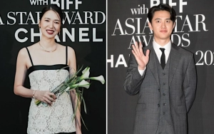 Terima Penghargaan Bareng, Laura Basuki Lebih Tinggi dari D.O. EXO Bikin Gemas