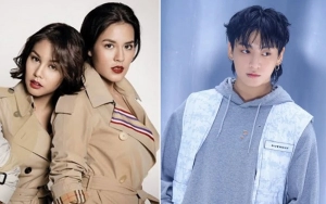Raisa dan Vanesha Prescilla Melongo Ketemu Jungkook BTS di Event Calvin Klein