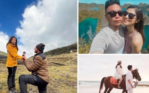 Nathalie Holscher dan 7 Artis Ini Dilamar Ditemani Suasana Alam Yang Eksotis