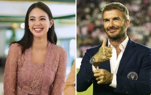 Aurelie Moeremans Tegaskan Fotonya Bareng David Beckham Bukan Editan
