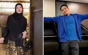 Natasha Rizky Manglingi Saat Keciduk Dukung Desta di 'Sporty Party 2023'