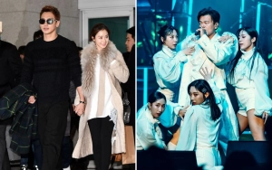 Rain dan Kim Tae Hee Ikut Ramaikan Konser Park Jin Young dari Bangku Penonton