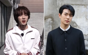Jin BTS Kirim Hadiah Spesial ke Aktor Park Seo Ham yang Baru Beres Wamil