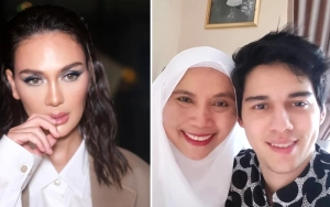 Luna Maya Berkerudung Cantik saat Temui Pelayat usai Ibu Maxime Meninggal Dunia