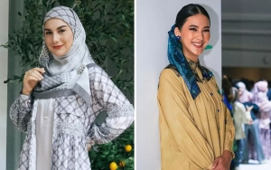 Irish Bella dan Paula Verhoeven Tampil Kontras Saat Antar-Jemput Anak Sekolah