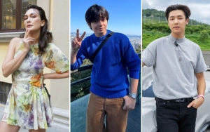 Luna Maya dan Angga Yunanda Mejeng Bareng Kang Min Hyuk CN Blue bak Geng