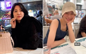  Song Hye Kyo Pamer Kiriman Coffee Truck Penuh Pesan Manis dari Lim Ji Yeon