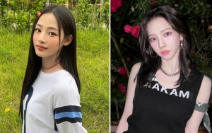 Minji NewJeans dan Karina aespa Berkomplot untuk Promosikan 'Armageddon' di Gedung HYBE