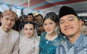 Beby Tsabina Pamer Vibes ala Ibu Pejabat kala Foto Bareng Erina Istri Kaesang di Ngunduh Mantu