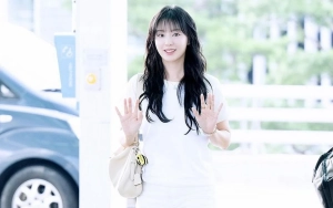 Kim Ji Won Alami Insiden Kepala Terbentur saat Tiba di Bandara Incheon