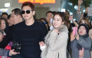 Kim Tae Hee Tampil Memesona saat Bawa Rain & Anak Ibadah di Gereja
