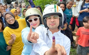 Nagita Slavina Ramai Dibela Gegara Dicap Sombong Meski Sapa Warga di Pencoblosan