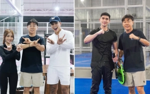 Fuji An 'Ratu FYP' dan Verrell Bramasta Sehati Pakai Hitam saat Ngonten Bareng Shin Tae Yong