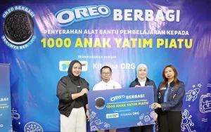 Oreo Donasikan 2,5% Keuntungan untuk Pendidikan Anak Yatim Piatu