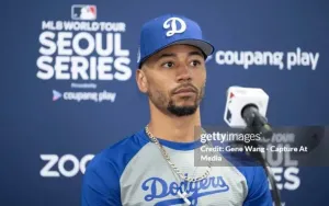 Mookie Betts Mengalami Cedera, Dodgers Kalahkan Nationals 10-5