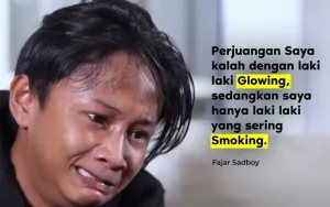 Fajar Sadboy Menangis Sebelum Kecelakaan, Mungkinkah Itu Firasat?