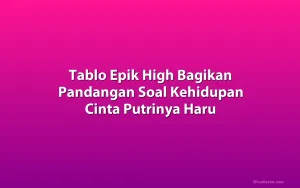 Tablo Epik High Bagikan Pandangan Soal Kehidupan Cinta Putrinya Haru