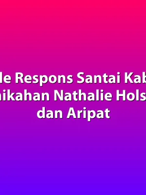 Sule Respons Santai Kabar Pernikahan Nathalie Holscher dan Aripat