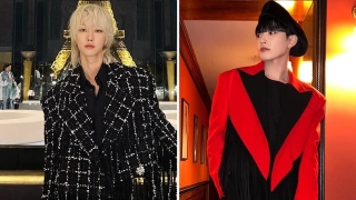 The8 SEVENTEEN Viral Usai Tandatangani PC Hongjoong ATEEZ di Paris Fashion Week 2023