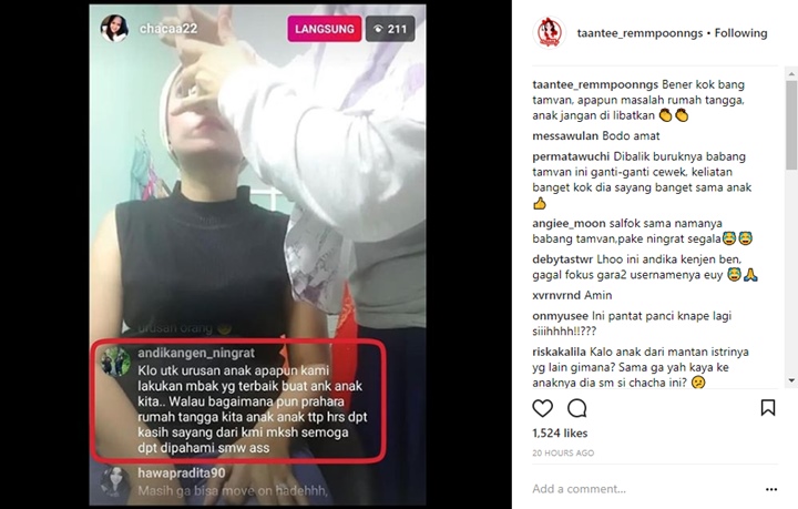 Komentar Andika Kangen band