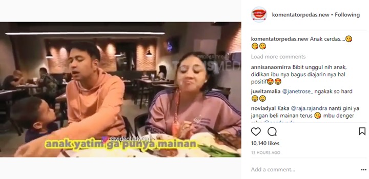 Rafathar Sumbang Mainan