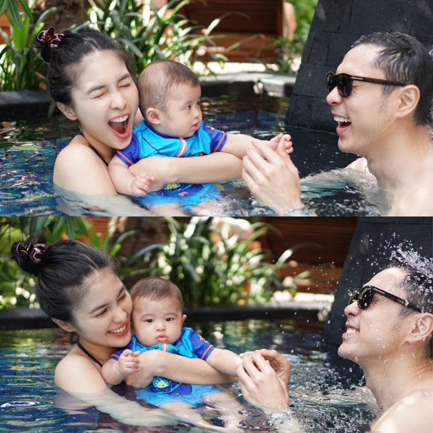 Sandra Dewi Pamer Foto Renang