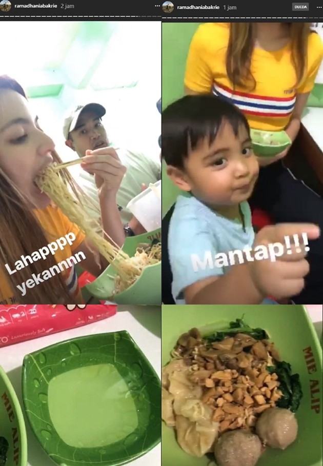 Nia Ramadhani Tak Malu Makan Mie Ayam