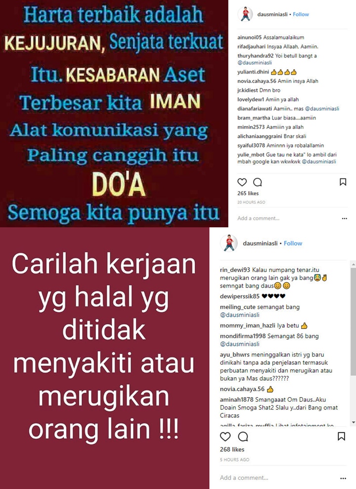Postingan Daus Mini
