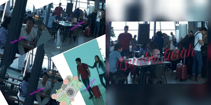 Dimas-Nadine Kepergok di Bandara