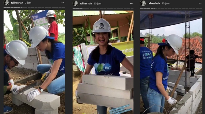 Raline Shah Bangun Rumah