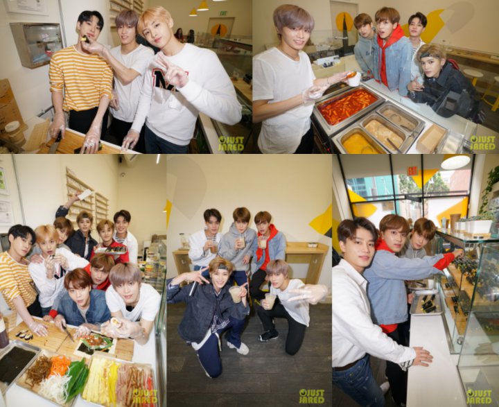 Serunya NCT 127 Belajar Bikin Kimbap di LA, Simak Foto-Fotonya