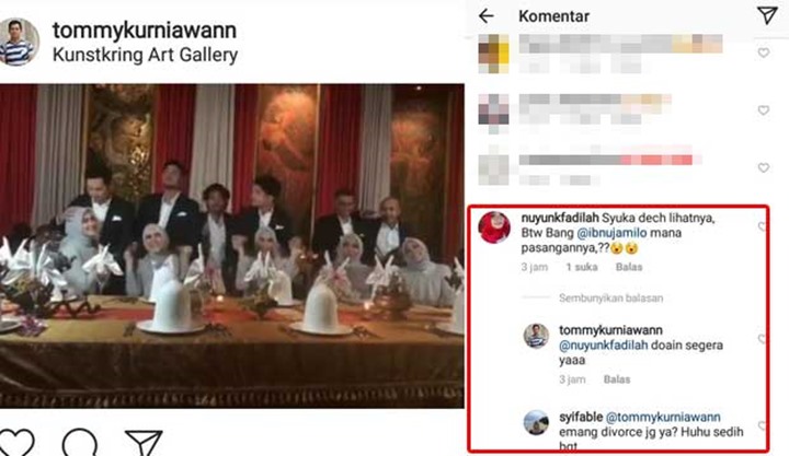 Netter Tanya Status Ibnu Jamil