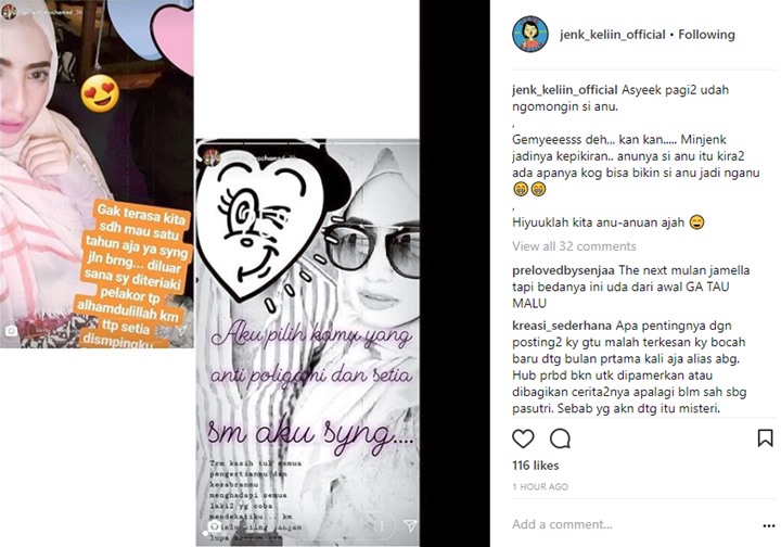 Curahan Hati Yulia Mochamad Diduga Tentang Opick di InstaStory
