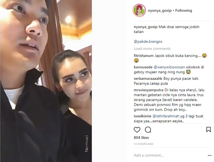 Ayu Ting Ting Nonton Bareng Boy William