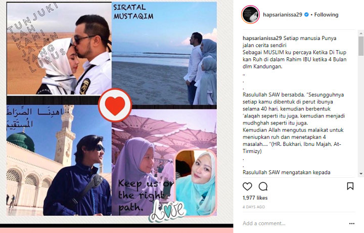 Annisa Trihapsari Unggah Foto keluarga