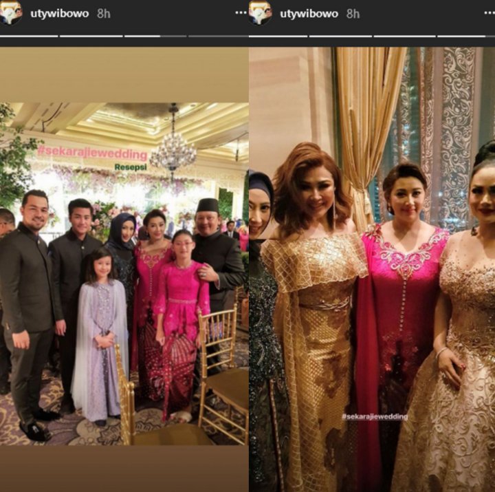 Annisa Trihapsari dan Ari Sigit Rukun di Pernikahan Sang Putri