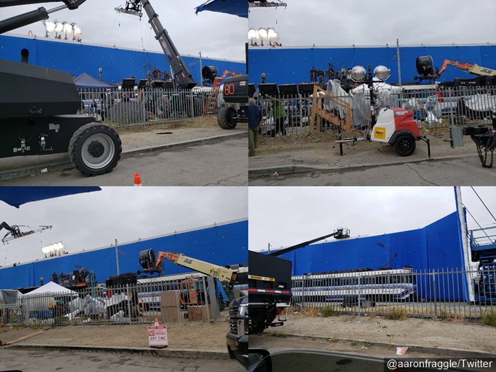 foto-foto syuting Captain Marvel