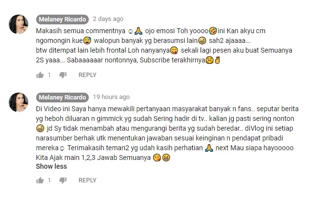 Komentar Melaney Ricardo Soal Jawaban Raffi Ahmad